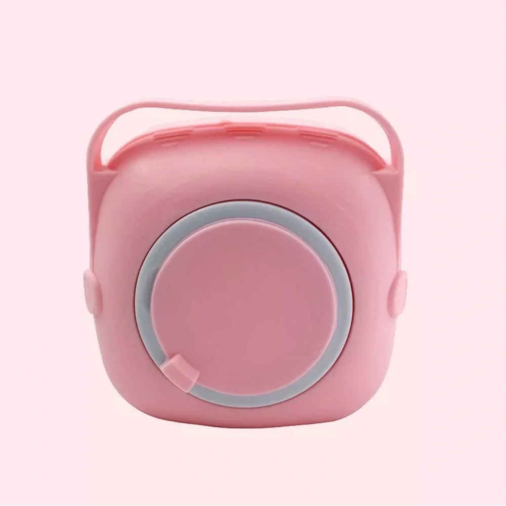 Pet Bath Brushes Massage Shampoo Dispenser Available in Pink, Yellow and Green